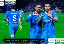 جدول ترتيب الدوري السعودي بعد انتصار النصر والأهلي