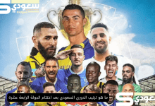 ما هو ترتيب الدوري السعودي بعد اختتام الجولة الرابعة عشرة